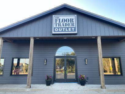 rolls of carpet in flooring store